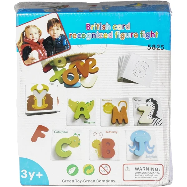 5825 Letter Cards Toy For Children - Multi Color