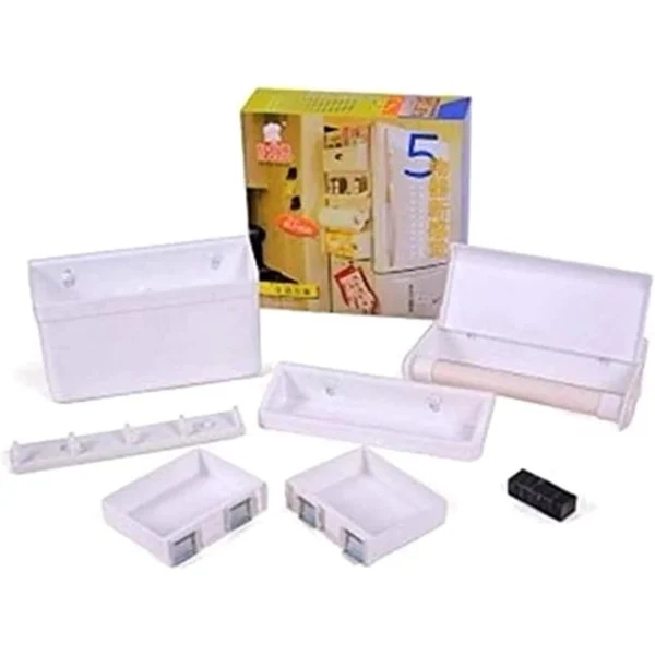 5-In-1 Magnetic Kitchen Storage Rack Set