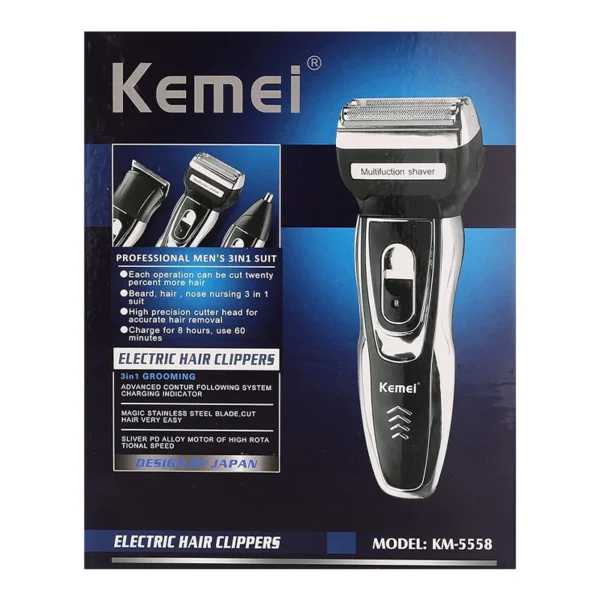 Kemei KM-5558
 Dry For Men - Foil Shavers