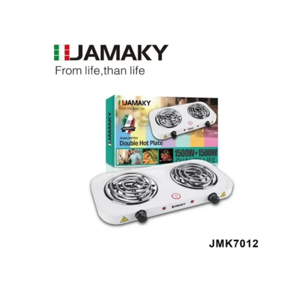 جماكي موقد كهربائي مزدوج - 1500 واط، JMK7012